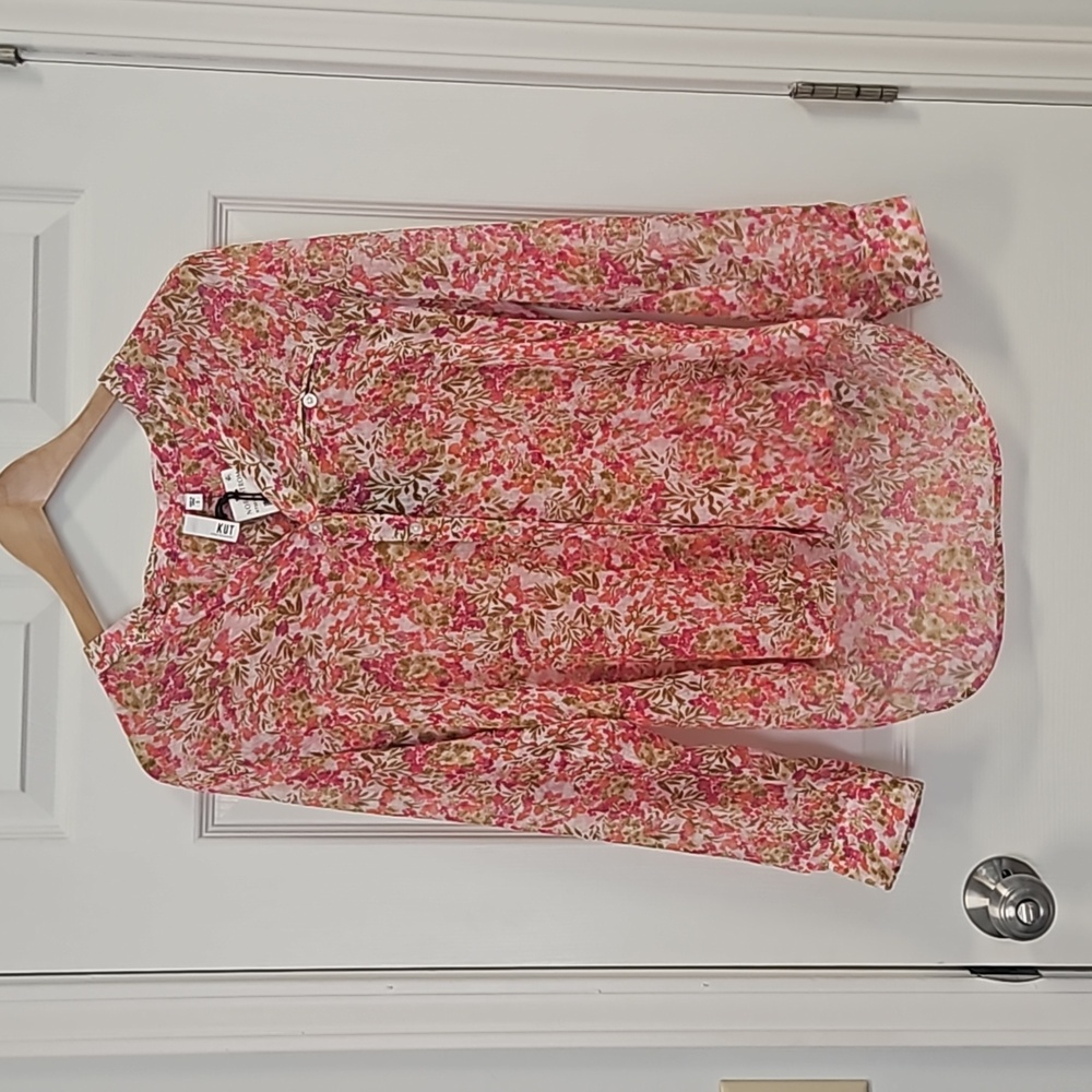 Chiffon dress shirt by Kut